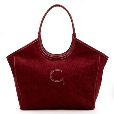 Imagen 1 del producto Cartera Dos Asas Grande Gacel Burdeo Car3468