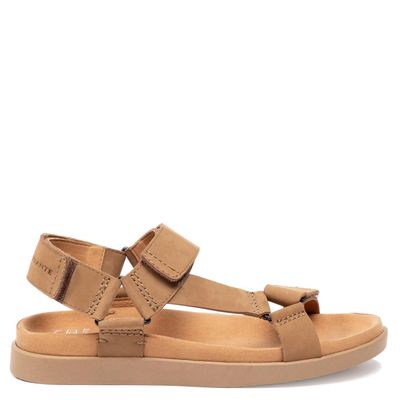 Sandalia Semi Abierta  Berna  Guante  Camel  0035493