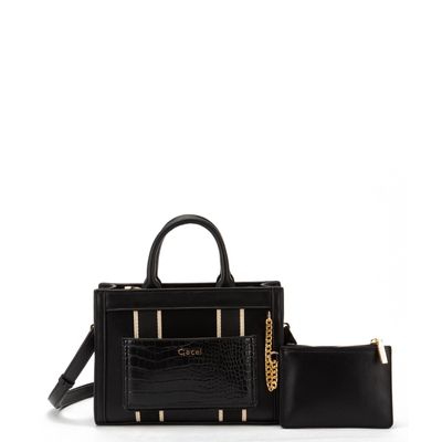 Cartera  Dos Asas Pequeña  Gacel  Negro  Car3331