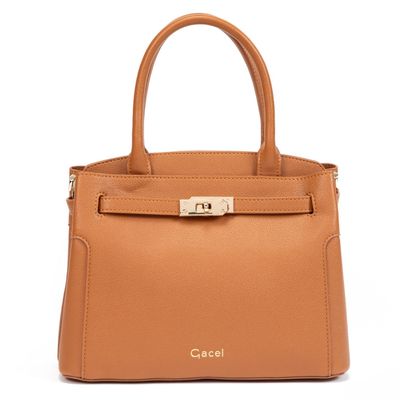 Cartera  Dos Asas Pequeña  Gacel  Camel  Car3228