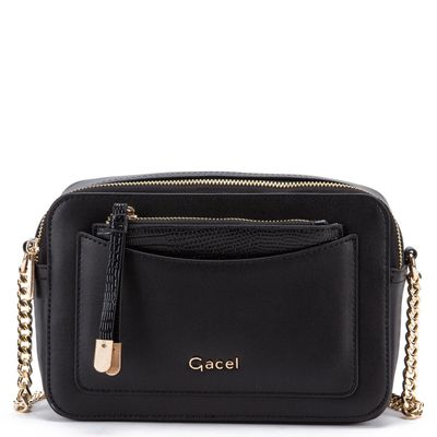 Cartera  Bandolera Grande  Gacel  Negro  Car3301
