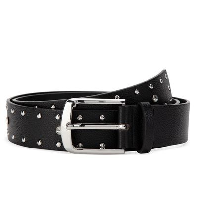 Cinturon  Ancho 4 Cms  Gacel  Negro  Cin0516