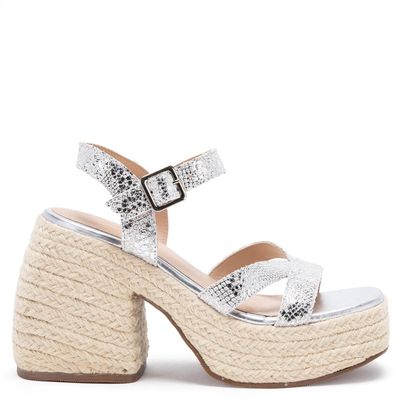 Sandalia Dione Gacel Plateado 0659002