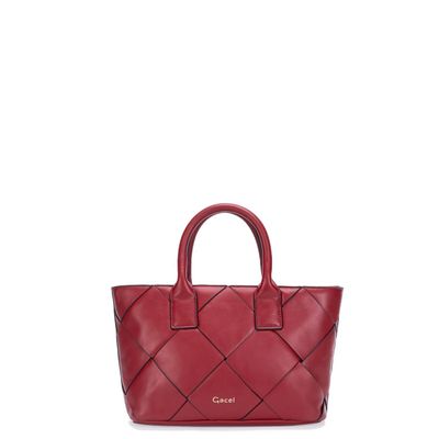 Cartera  Dos Asas Pequeña  Gacel  Burdeo  Car3184