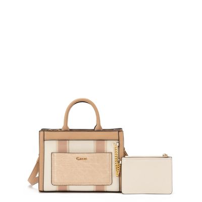 Cartera  Dos Asas Pequeña  Gacel  Nude  Car3332