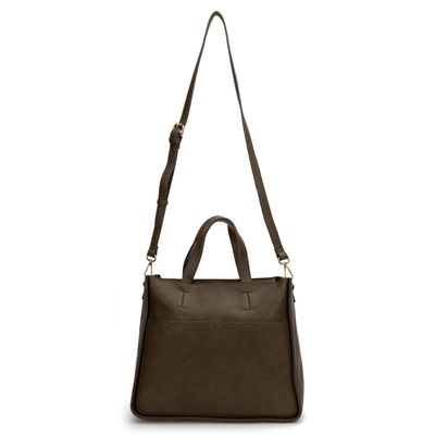 Imagen 1 del producto Cartera Dos Asas Grande Gacel Olivo Car3423