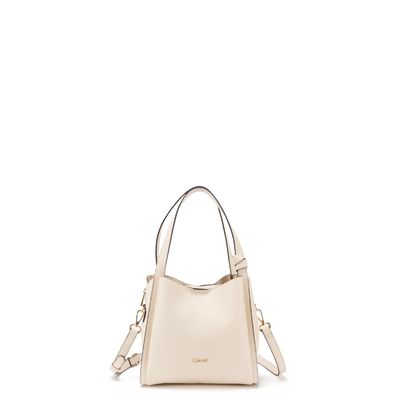 Cartera  Dos Asas Pequeña  Gacel  Off White  Car3348