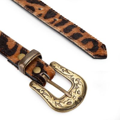 Imagen 2 del producto Cinturon Ancho 2.5 Cms Gacel Leopardo Cin0524