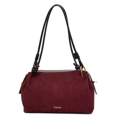 Imagen 1 del producto Cartera Dos Asas Mediana Gacel Burdeo Car3445