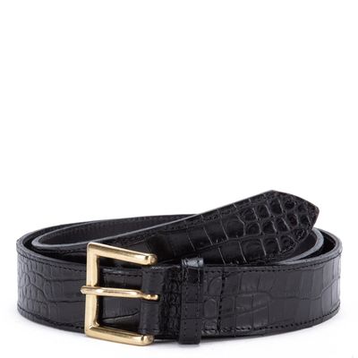 Cinturon  Ancho 35mm  Gacel  Negro  Cin0550