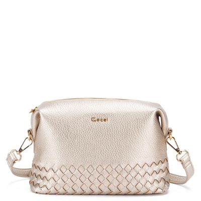 Cartera  Bandolera Grande  Gacel  Dorado  Car3346