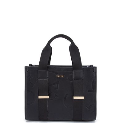 Cartera  Dos Asas Mediana  Gacel  Negro  Car3333