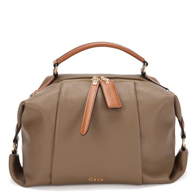 Cartera  Dos Asas Grande  Gacel  Taupe  Car3203