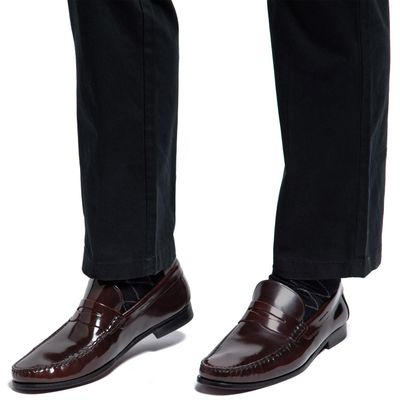 Imagen 2 del producto Mocasin  Suela  Guante  Guinda  0034430