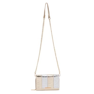 Cartera  Clutch  Gacel  Dorado  Car3243