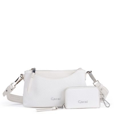 Imagen 1 del producto Cartera  Bandolera Pequeña  Gacel  Blanco  Car3323