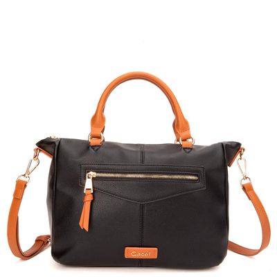 Imagen 2 del producto Cartera  Dos Asas Mediana  Gacel  Negro  Car3486