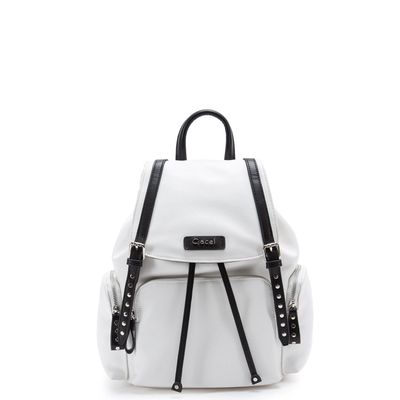 Mochila  Grande  Gacel  Blanco  Car3388