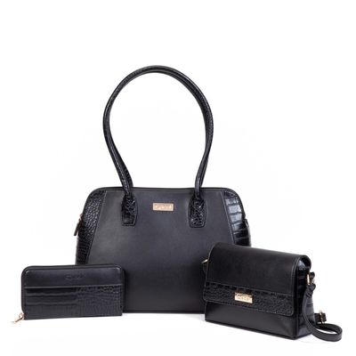 Cartera  Shopping Promocional  Gacel  Negro  Car3220