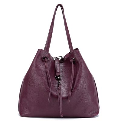 Cartera  Shopping  Gacel  Guinda  Car3239