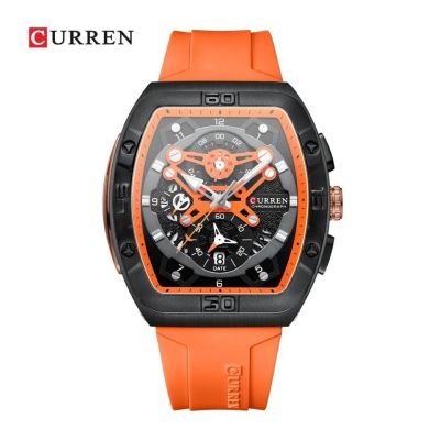 Reloj Curren KREd8702 8443 Cuarzo Naranjo