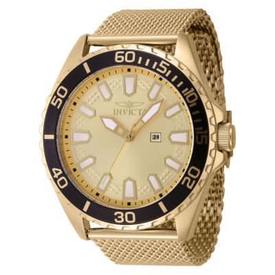 Reloj Invicta 46902 Pro Diver Quartz Dorado