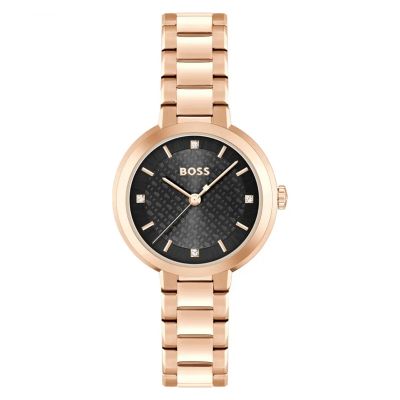 Reloj Boss 1502760 Rose Gold Mujer Quartz