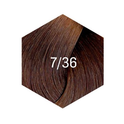 Imagen 2 del producto tintura permanente 60ml 7/36 rubio medio dorado marrón