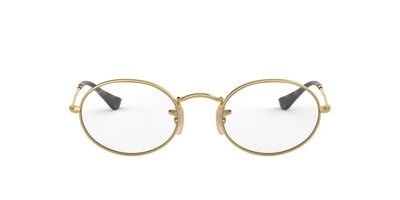 Anteojos Ópticos Ray-Ban RX3547V Oval Dorado Unisex