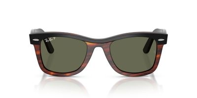 Anteojos De Sol Ray-Ban RB2240 Wayfarer Black On Havana Polar Green Negro Unisex