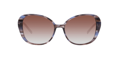 Anteojos De Sol Dbyd DB4051 Blue Brown Stripes Gradient Brown Café Mujer