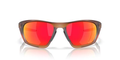 Anteojos De Sol Oakley OO9431 Lateralis Matte Dark Amber Prizm Ruby Ambar Hombre