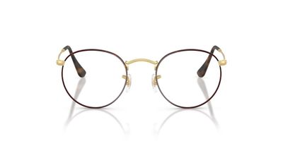 Anteojos Ópticos Ray-Ban RX3447V Round Metal Havana Unisex