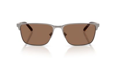 Imagen 1 del producto Anteojos De Sol Arnette AN3094 Hampere Brushed Gunmetal Dark Brown Gris Hombre