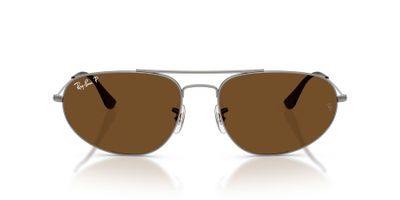 Anteojos De Sol Ray-Ban RB3945 Gunmetal Brown Polar Gris Unisex