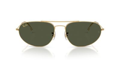 Anteojos De Sol Ray-Ban RB3945 Oro Legend Green Dorado Unisex