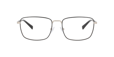 Anteojos Ópticos Unofficial UO1189 Satin Black On Silver Negro Hombre