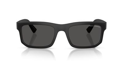 Anteojos De Sol Armani Exchange AX4165S Matte Black Dark Grey Negro Hombre