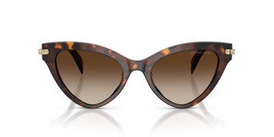 Anteojos De Sol Michael Kors MK2259U Roanoke Luggage Tortoise Smoke Gradient Café Mujer
