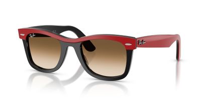 Imagen 2 del producto Anteojos De Sol Ray-Ban RB2240 Wayfarer Red On Black Clear Gradient Brown Rojo Unisex