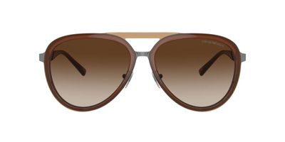Lentes De Sol Emporio Armani 0EA2145 Café Hombre