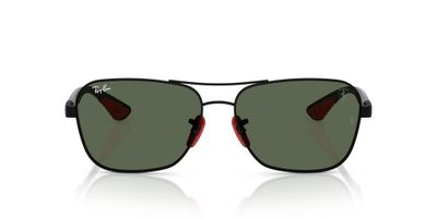 Anteojos De Sol Ray-Ban RB8336M Matte Black Dark Green Negro Unisex