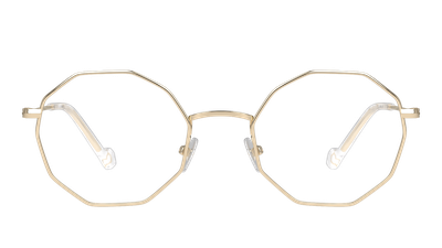 Anteojos Ópticos Unofficial UO1010 Unof0076 Dorado Mujer