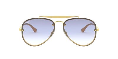 Lentes De Sol Ray-Ban RB3584N Blaze Aviator Dorado Unisex