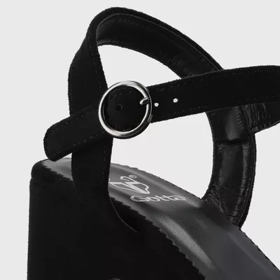 Imagen 1 del producto Sandalia Taco Negra  Mujer 45910 Gotta