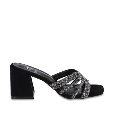 Sandalia Taco Negra Mujer 35135 Gotta