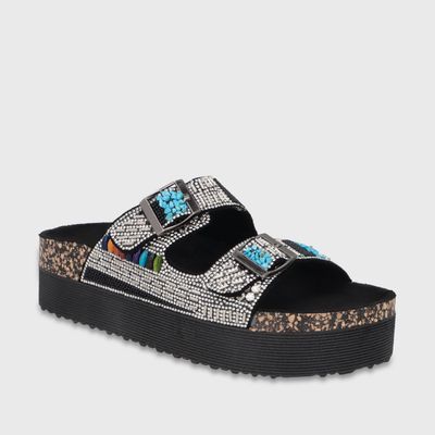 Imagen 2 del producto Sandalia Plataforma Negra Mujer 65952 Gotta