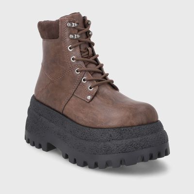 Imagen 2 del producto Botin Plataforma Café Mujer 55290 Gotta