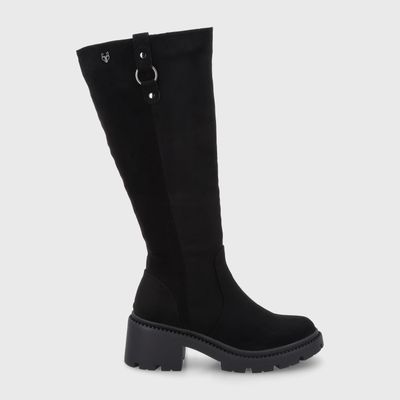 Bota Taco Negra Mujer 45748 Gotta