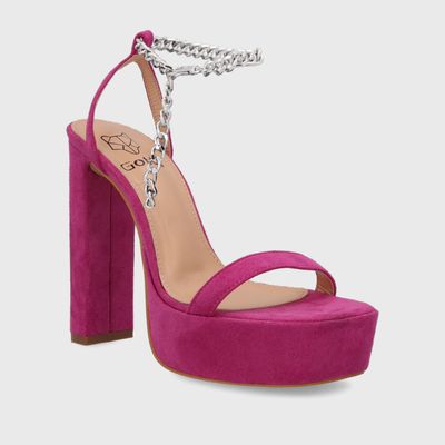 Imagen 2 del producto Sandalia Taco Fucsia Mujer 35101 Gotta